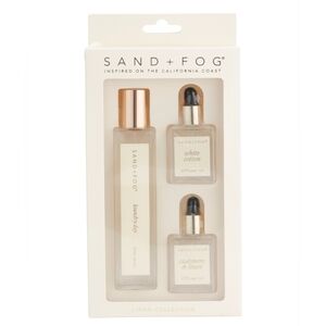 Sand & Fog Linen Collection Set ~ Linen Spray & 2 Diffuser Oils
